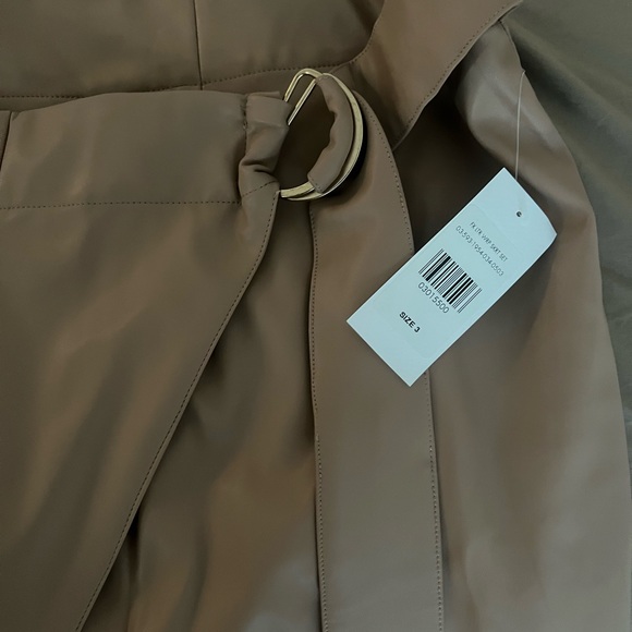 Fashion to Figure Eva Faux Leather Wrap Skirt - Picture 4 of 5